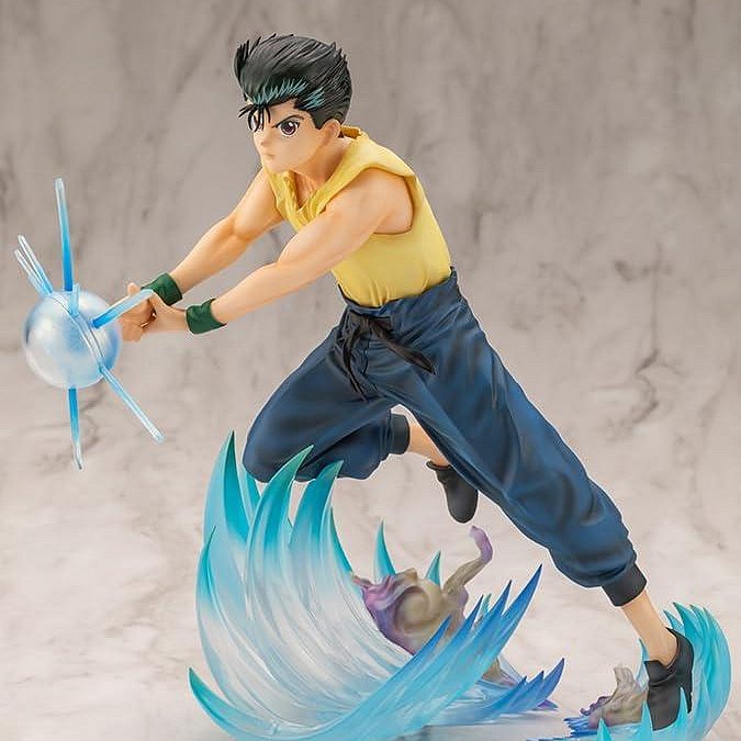 日本正版壽屋ARTFX J 幽遊白書浦飯幽助Ver.2 1/8 PVC 模型公仔日本代購