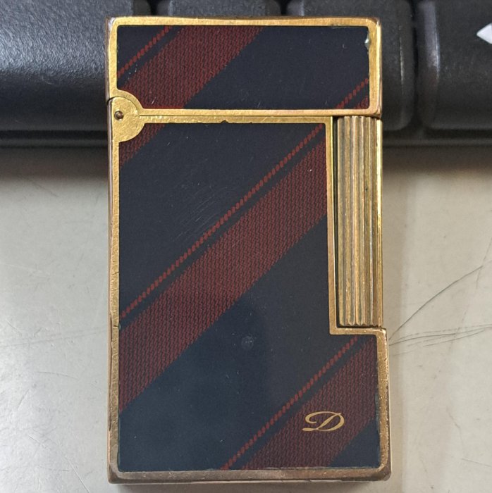 二手鋪 NO.8763 S.T. Dupont 都彭 打火機 褐色 聲響清亮 真品收藏