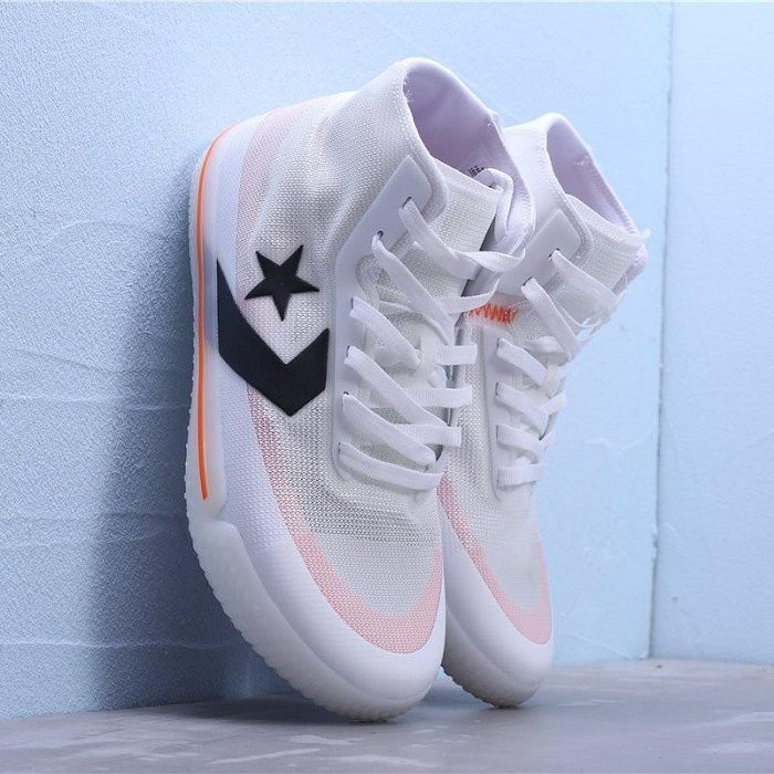 CONVERSE ALL STAR PRO BB 匡威 復古 網面 透氣 白/黑/橘 男女生 慢跑鞋 籃球鞋