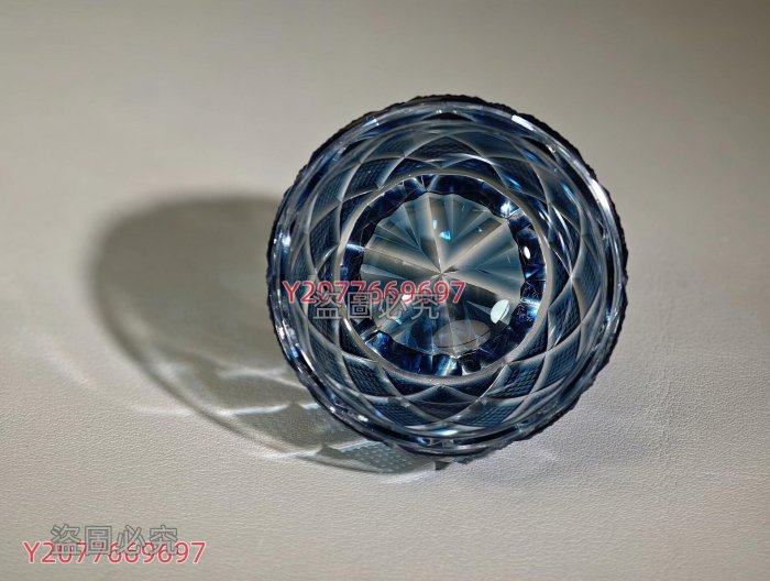 薩摩切子冷酒杯松浦正行復刻稀少藏魚子紋全品保存在銘高4cm徑5cm 相關