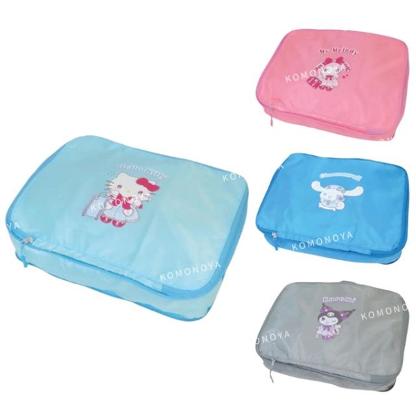 小禮堂 Sanrio 三麗鷗 旅行衣物壓縮收納包 (禮服款) Kitty 美樂蒂 酷洛米 大耳狗