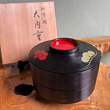 象彥漆器平安象彥松竹梅重箱漆器共箱自宅保管| Yahoo拍賣