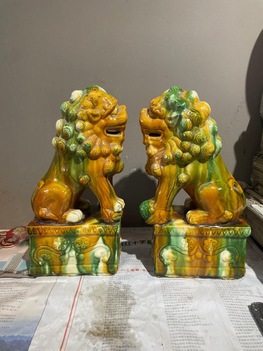 中国　唐三彩　獅子取手　獅子口　執壷　水注　V　R8340B 中国 唐三彩 獅子取手 獅子口 執壷 水注 V R8340B | BAMMTOUR.RU