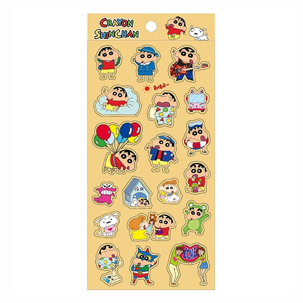 【震撼精品百貨】蠟筆小新 Crayon Shin-chan~蠟筆小新 台灣授權牛皮紙貼紙-氣球*27170