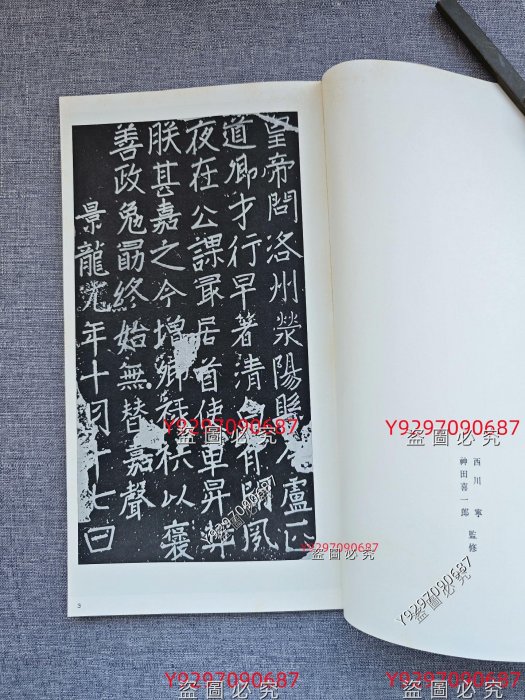 二玄社書跡名品叢刊169 《唐中宗賜廬正道勅》 (賜盧正道勅) 平裝41頁