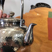 已售出』日本老銀壺羽田製槌目紋銀瓶1.25L 身款+純銀底款((非石黑光南