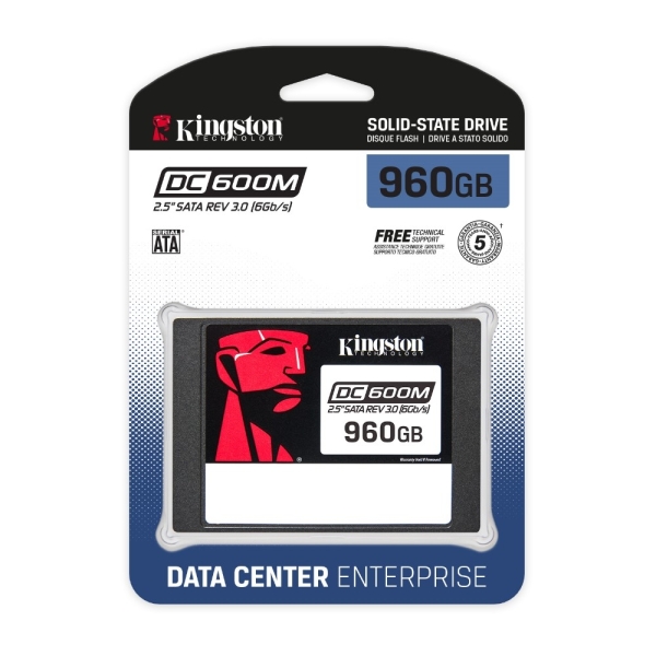 金士頓 Kingston DC600M 960G 2.5 SATA 3.0 SSD 企業級固態硬碟 SEDC600M/960G