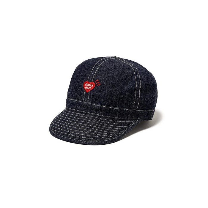 日貨代購CITY】2024AW HUMAN MADE DENIM WORK CAP 丹寧軍帽帽子現貨