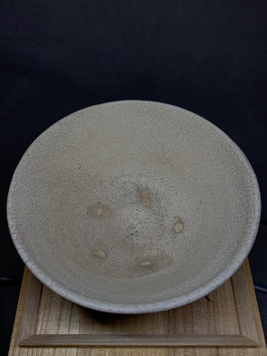 大井戶茶碗抹茶碗井戶小貫入白水窯宗明造瓷器古玩收藏【二手