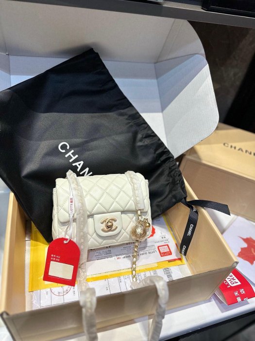 【精品包包】金球小香方胖子(折疊飛機)香奈兒Chanel 菱格方胖子 夏季爆款 經典方胖子鏈條包羊皮紋 手感 NO99209