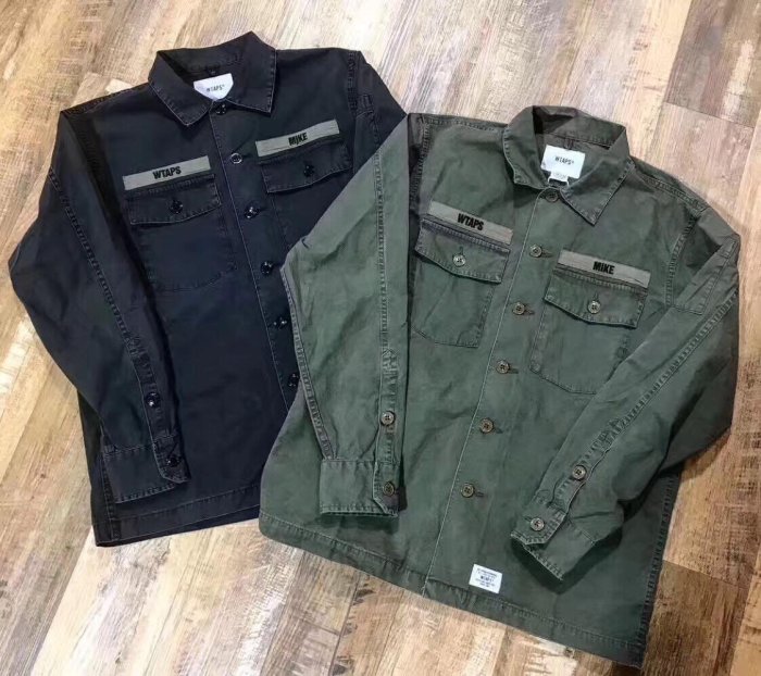 希望商店】 WTAPS BUDS LS 02 SHIRT 18SS 水洗兩袋軍衫| Yahoo拍賣