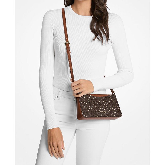 【Michael Kors】專櫃經典款 Arden防刮皮革斜背/側背兩用包(多色可選)