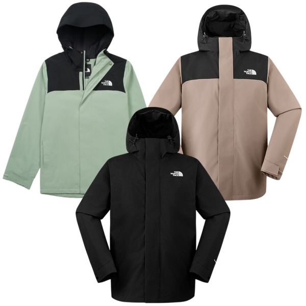 The North Face 北面 連帽外套 男裝 防水 綠/棕/黑【運動世界】NF0A8DX1D5N/NF0A8DX1DHL/NF0A8DX1JK3