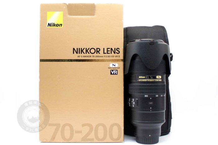 【台南橙市3C】NIKON AF-S NIKKOR 70-200MM F2.8 G II ED N 小黑六 二手鏡頭 #85905