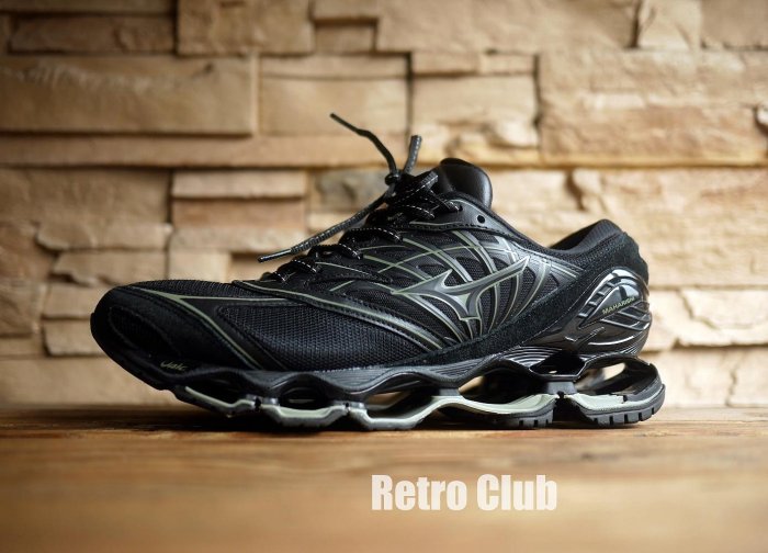 Retro CLUB【一元起標】【二手】聯名款 Maharishi x Mizuno Wave Prophecy LS 黑色 運動鞋 C260706