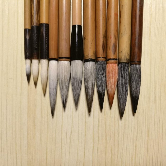 頂品亮天青鋒 三号 桃源蘇州湖筆】書道筆・羊毛・唐筆