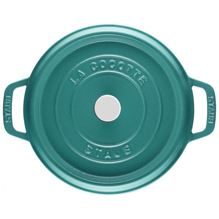 法國Staub La Cocotte 鑄鐵鍋(薄荷綠) Mint Gree 24cm 琺瑯鍋圓形湯鍋