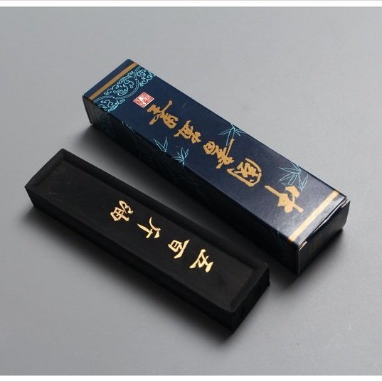禾洛書屋】上海墨廠徽歙曹素功《五百斤油》(2兩/62g)選煙油煙墨條