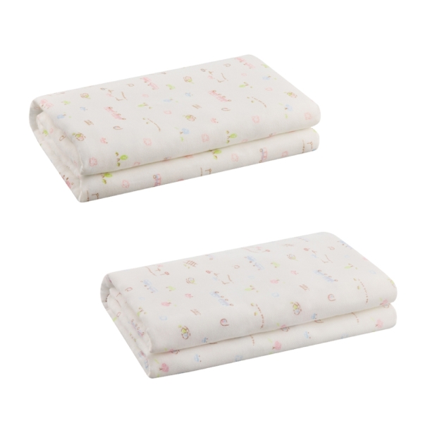 康貝 Combi 純棉柔紗快樂車車系列-長浴巾(藍/粉)