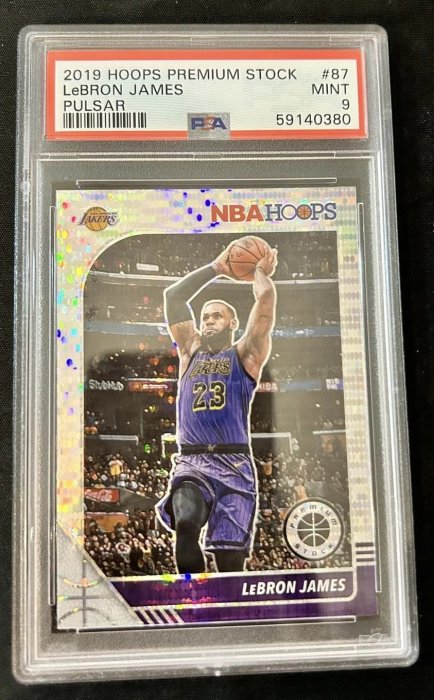 詹皇 lebron james 天之轎子 得分王 psa9  亮晶晶 好看