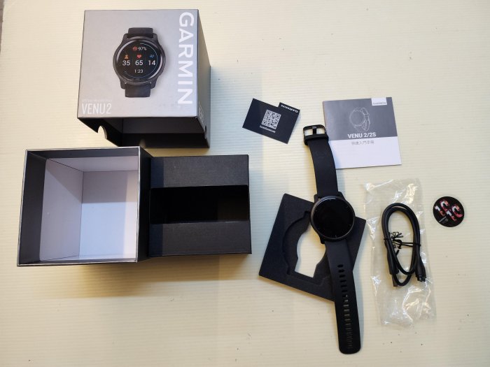 ☆誠信3C☆9.5成新 GARMIN Venu 2 心率 智慧 手錶 45MM 血氧 AMOLED GPS 腕錶  二手功能正常 賣5200也可用各式物品換