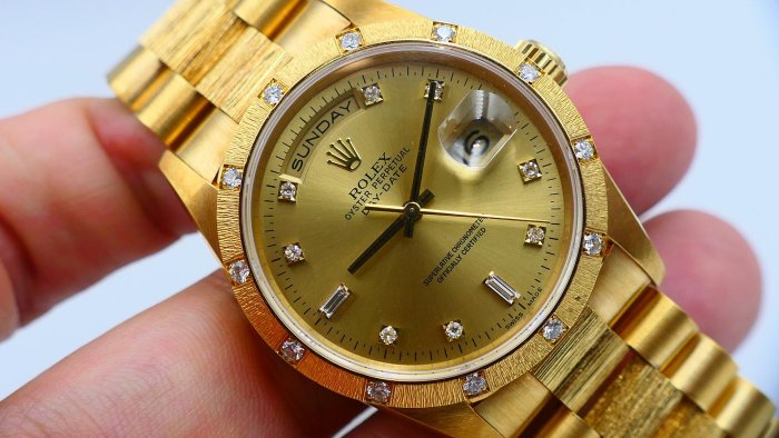 【美好時光】ROLEX勞力士18308樹紋款罕見大全配近新收藏超美品18038 18238 18248參考