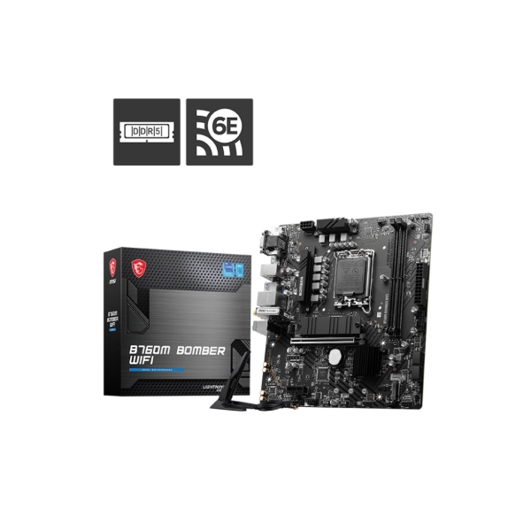 微星 MSI B760M BOMBER WIFI INTEL主機板