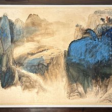 得寶齋-張大千-《峨嵋金頂圖》-130/65-舊裱/托底
