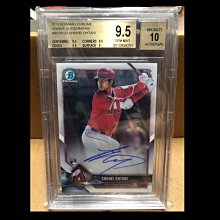 2018 Bowman Chrome Ohtani Rc Bgs9.5/Auto10 打擊版大谷翔平（僅分享 