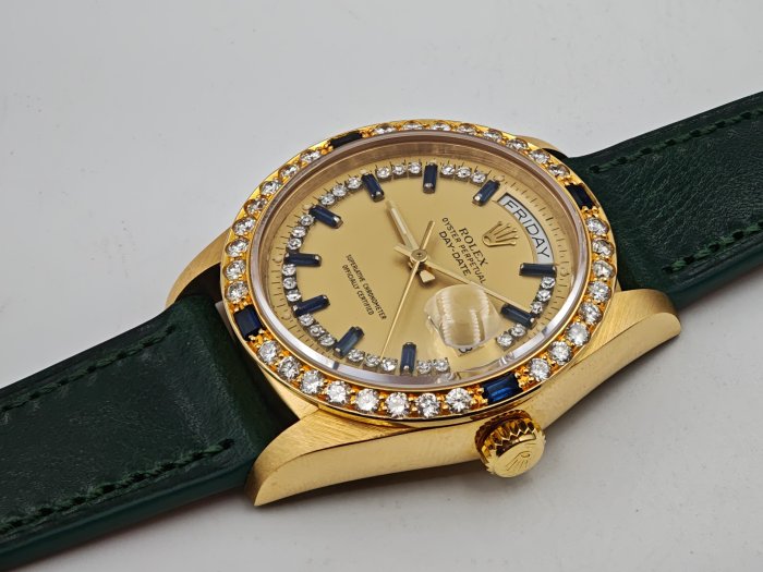 【美好時光】個人收藏釋出!ROLEX勞力士藍寶冰糖18038超美品! ( 1803 18238 118238參考)