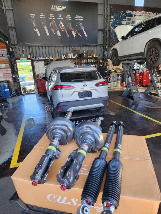 【CUS RACING S1】運動型倒插避震器｜阻尼可調｜原廠孔位直上｜改裝升級 高CP值首選 TOYOTA COROLLA CROSS