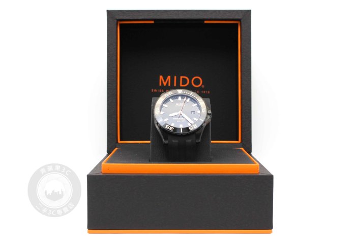 【高雄青蘋果3C】MIDO M0266083705100 OCEAN STAR DIVER 600潛水錶 43MM 黑 二手手錶#92138