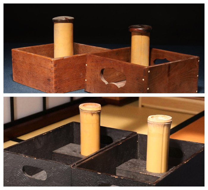 古美術 香道具 古竹造 香筒 玉泉 在銘 細密細工 時代物 極上