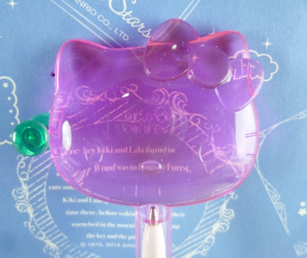 【震撼精品百貨】Hello Kitty 凱蒂貓~KITTY造型原子筆-大頭花造型-粉色