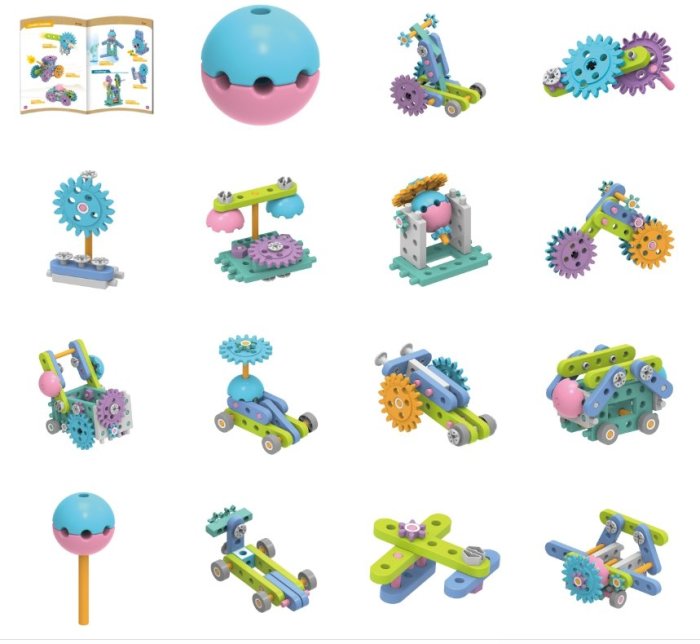 綠海生活】附發票智高Gigo #7460 小工程師系列-趣味齒輪探索家益智遊戲