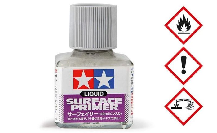 鋼普拉】現貨田宮TAMIYA 87075 灰87096 白液態補土底漆補土40ml 水補土