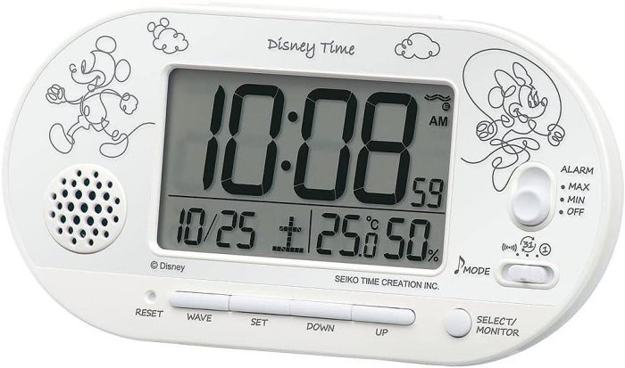 EIKO 精工 FD482W 迪士尼 米奇 米妮 電子鬧鐘 時鐘 音樂鐘