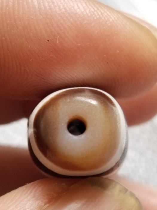 嚴選行運古法星辰天珠，編號x301，尺寸13x37mm，線條流暢紋路清晰