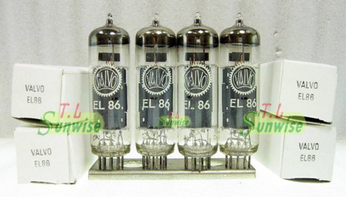 6CW5 NOS︽NO:8601 德國VALVO EL86 真空管十字印模特殊雲母片一只可