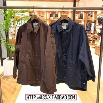 2020日本潮流秋新款BEAMS SSZ SHAKA 20AW JAKET廓形教練夾克外套-雙喜生活館