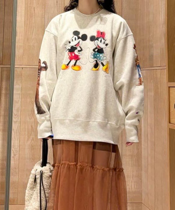Champion Disney BEAMS 100周年 スウェット ミッキー BEAMS Disney 100