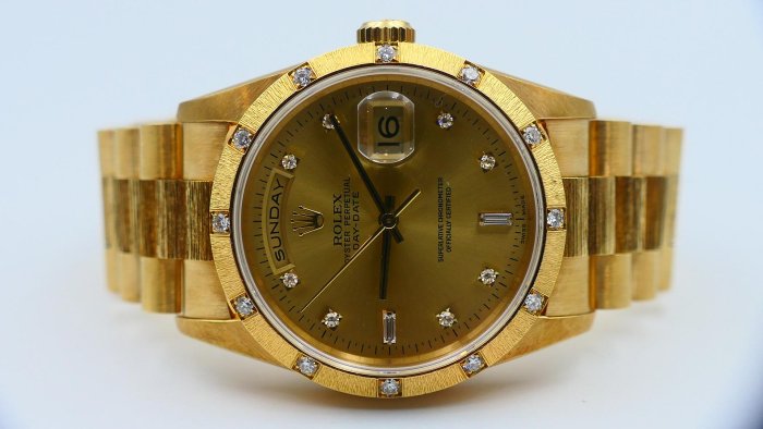 【美好時光】ROLEX勞力士18308樹紋款罕見大全配近新收藏超美品18038 18238 18248參考