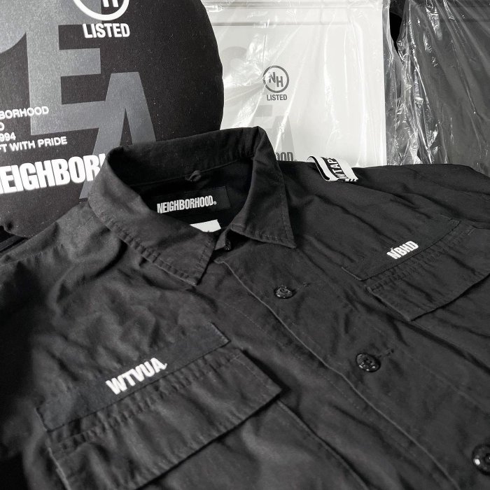 希望商店】WTAPS X NEIGHBORHOOD JUNGLE LS 19AW 聯名骨頭四袋軍