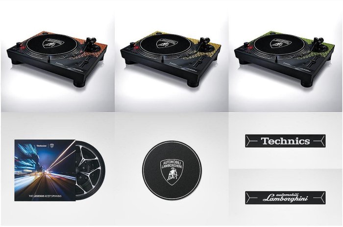 ㊑DEMO影音超特店㍿日本Technics SL1200M7B Technics & Lamborghini限量生產 二聲道 LP 黑膠 唱盤