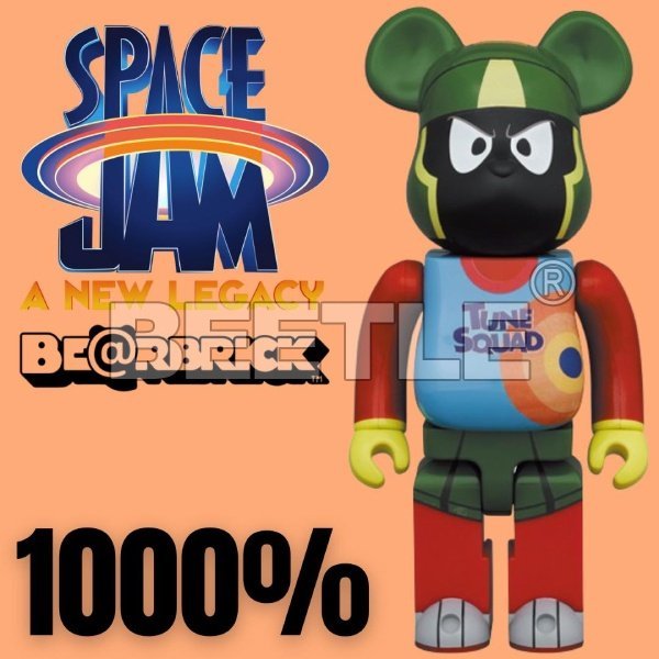 ゲームキャラクター BE@RBRICK Marvin the Martian 1000% Marvin the Martian Space Jam 1000% Bearbrick by Medicom