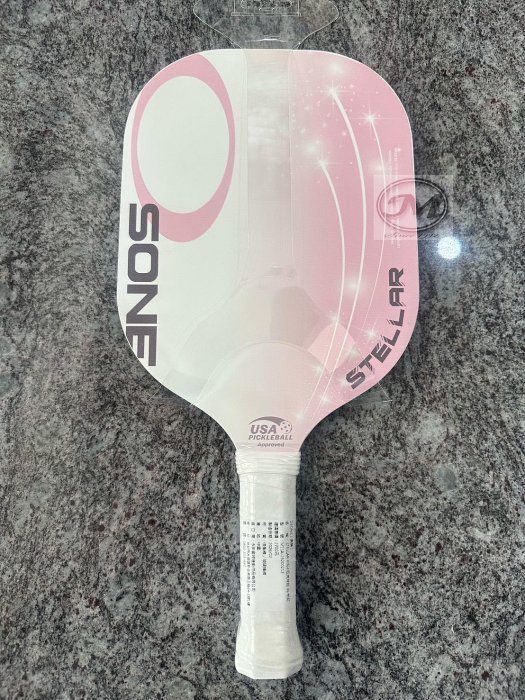 【曼森體育】OSONE STELLAR 匹克球拍 粉/紫/橘黃 200g超美 玻璃碳纖維 美國匹克球協會認證