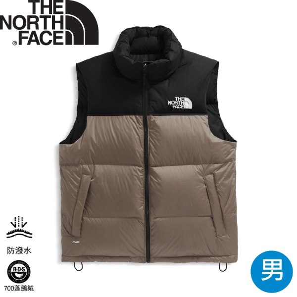 【The North Face 男 ICON 700FP防潑水鵝絨保暖背心(美版)《黑》】3JQQ/經典1996DWR羽絨背心