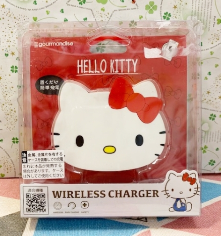 【震撼精品百貨】Hello Kitty 凱蒂貓~三麗鷗KITTY造型無線充電盤-大頭*01030