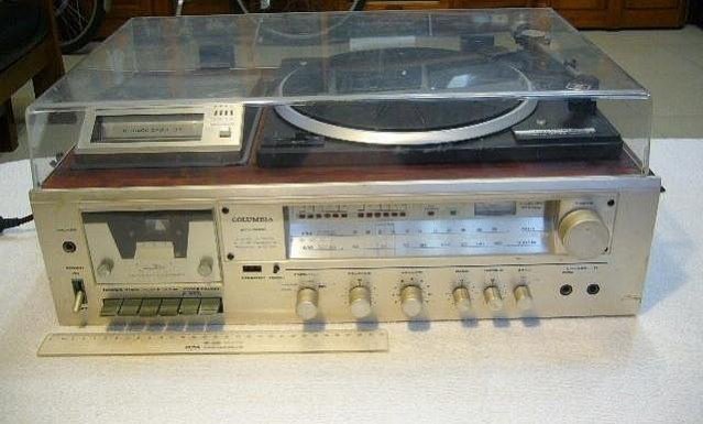 早期黑膠唱機(10)~哥倫比亞~COLUMBIA~STA-3000~皮帶驅動~懷舊.擺飾