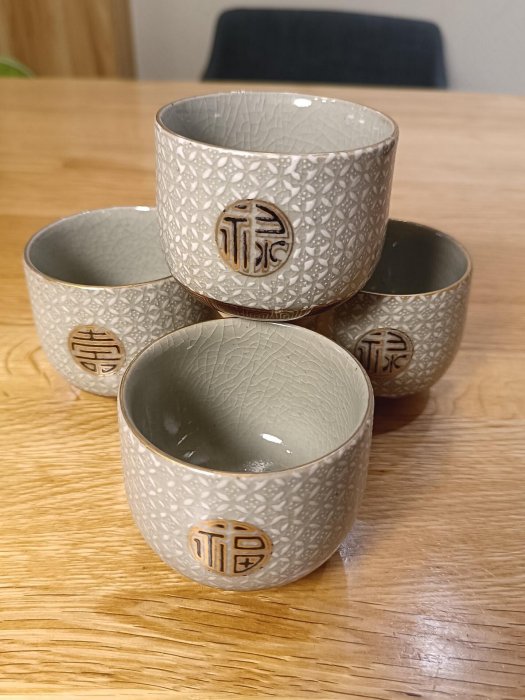 中国　古銅宣徳銅　洪字底款福禄寿禧　酒盃　一對　C　R7094E 福祿壽杯組的價格推薦- 2025年10月| 比價比個夠BigGo